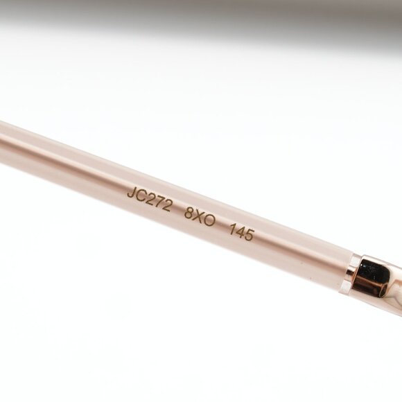 Jimmy Choo JC272 08XO 00 Round 49mm Eyeglasses - Pink on Crystal - Picture 7 of 11